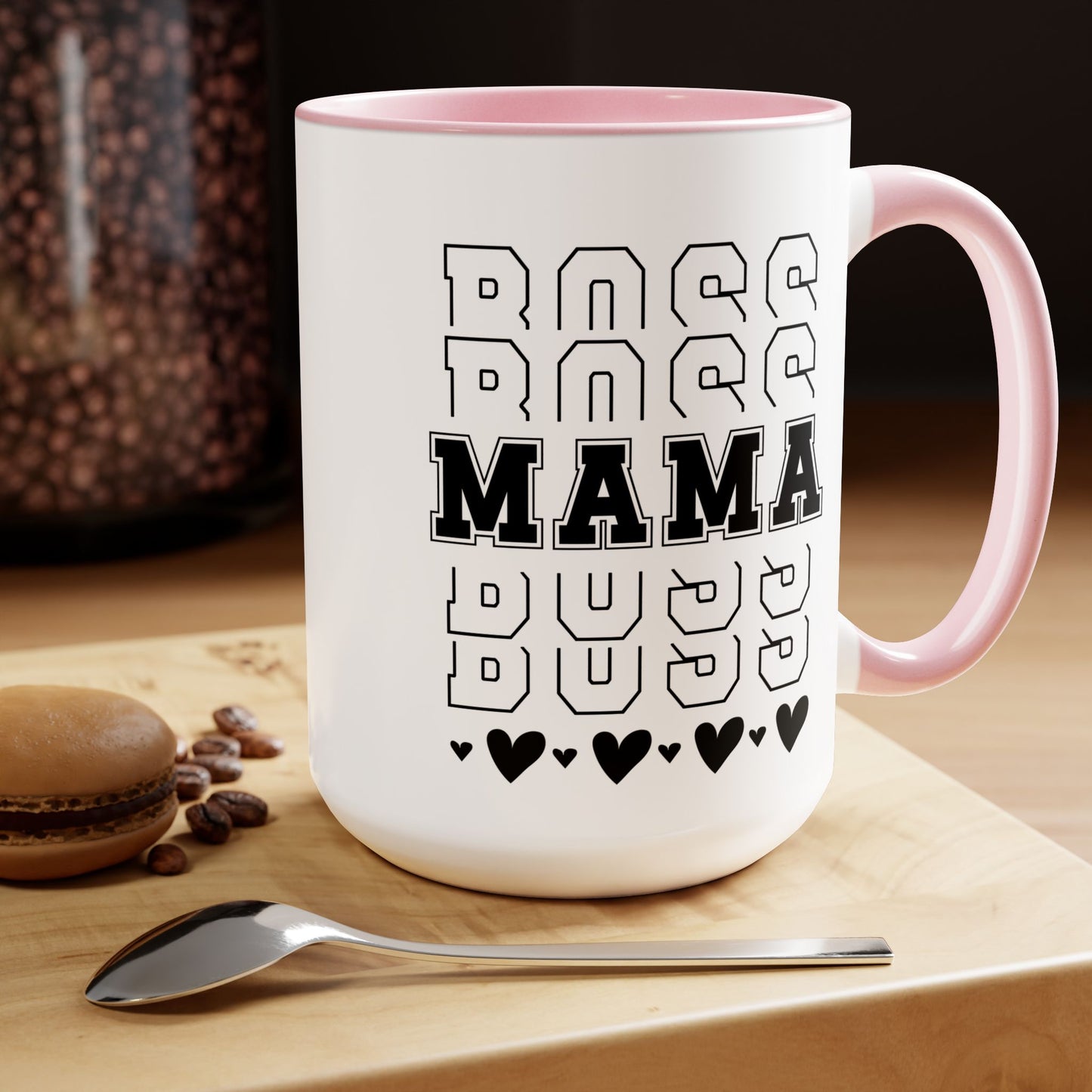 Boss Mama Two-Tone Coffee Mug, 15oz