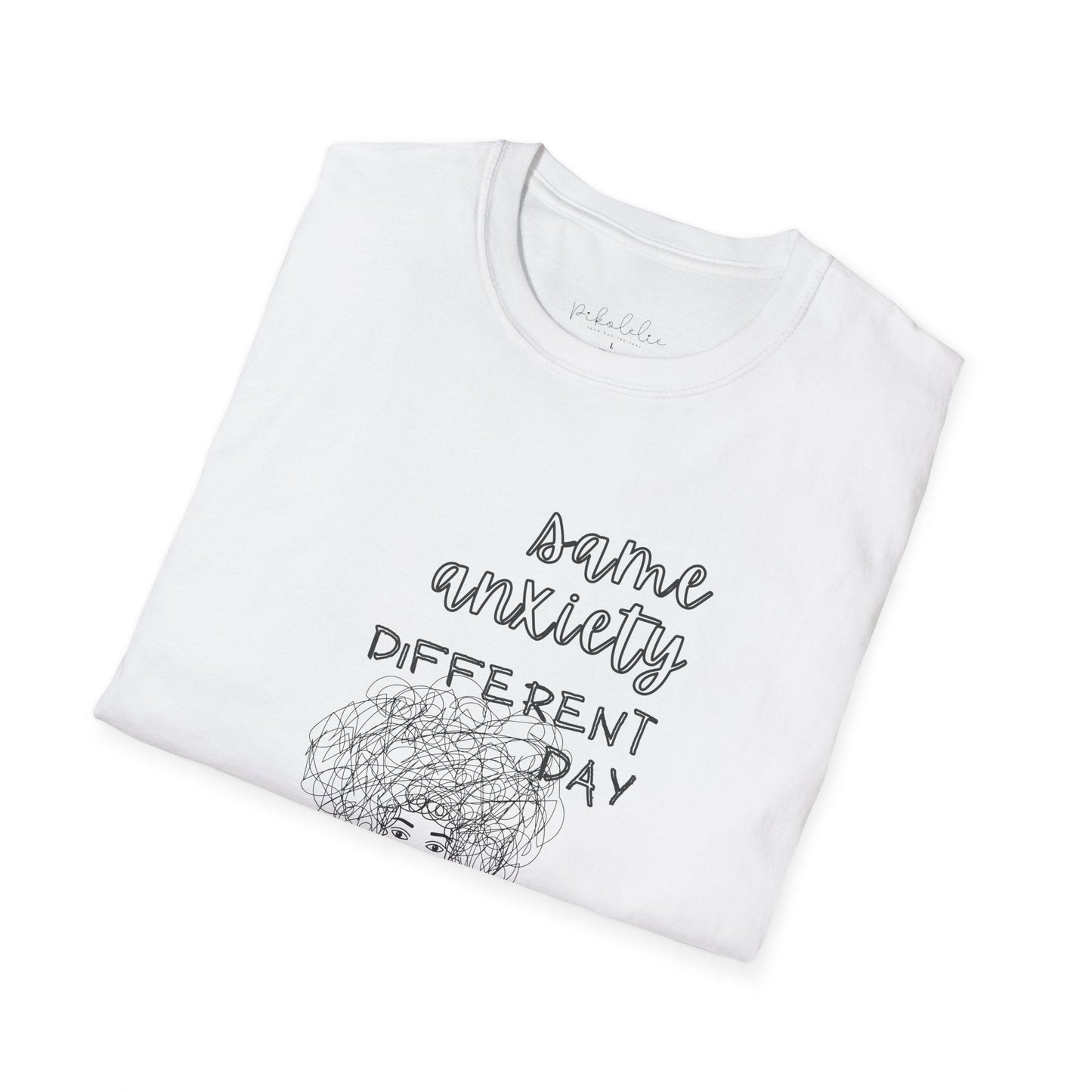 Anxious Different Day T-Shirt — Mental Health Awareness Graphic Tee Printify Pikolelie T-Shirt