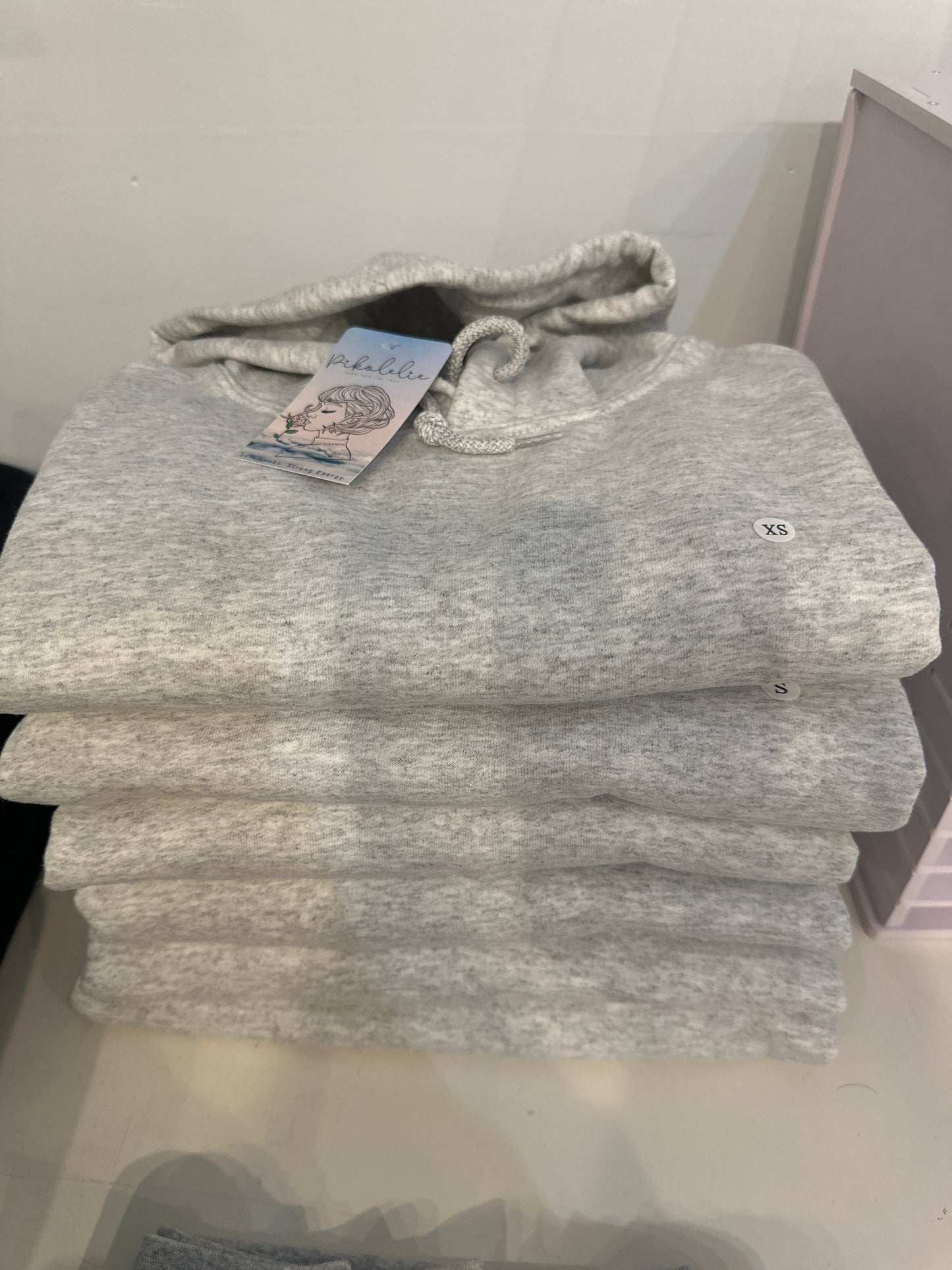 G Heather Gray Essential Hoodie Pikolelie Pikolelie