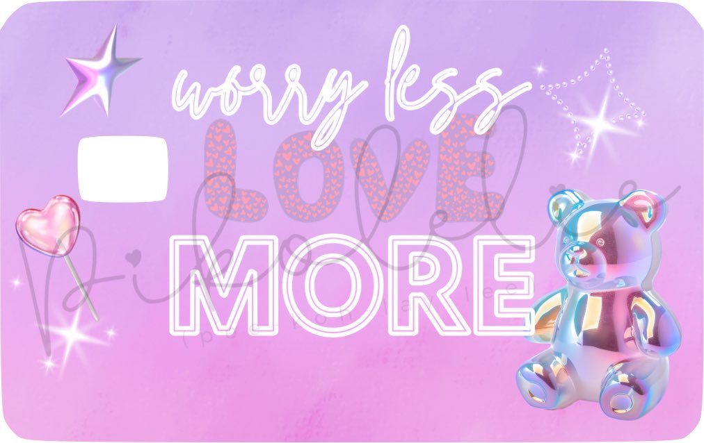 Girlie Y2K Inspired Credit Card Skins (Set of 9) Pikolelie Pikolelie Vinyl