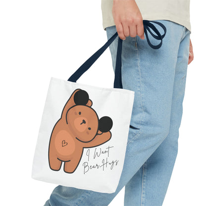 Bear Tote Bag Printify Pikolelie Bags