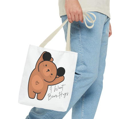 Bear Tote Bag Printify Pikolelie Bags