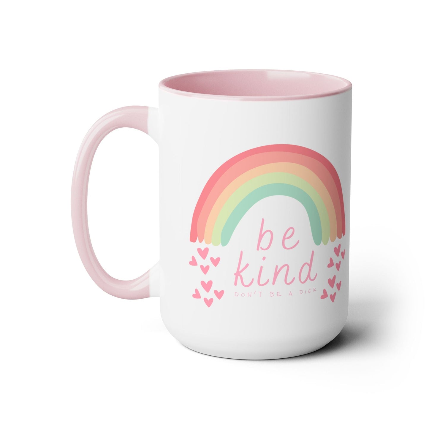 Be Kind Two-Tone Coffee Mug, 15oz Printify Pikolelie Mug