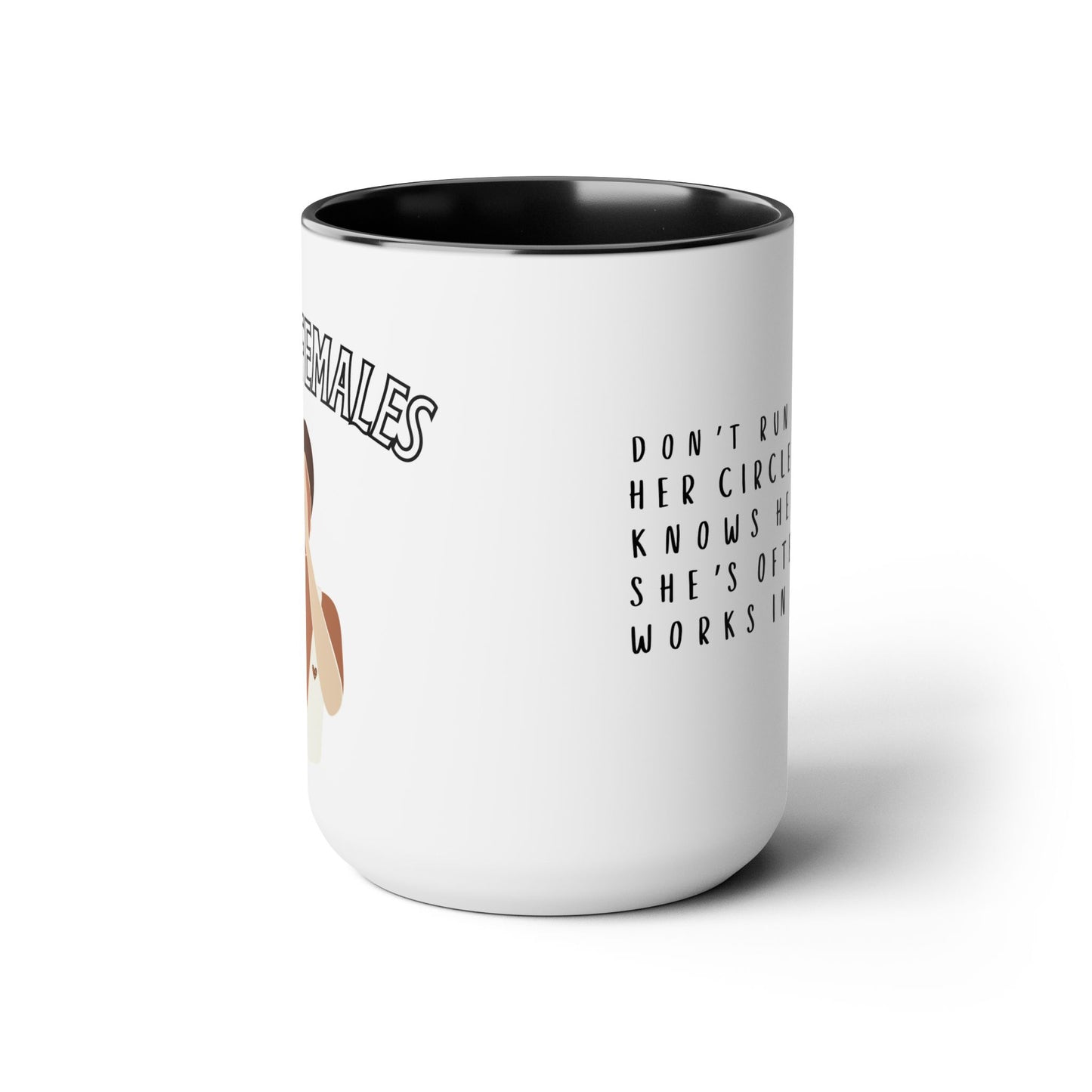 Alpha Females Two-Tone Coffee Mug, 15oz