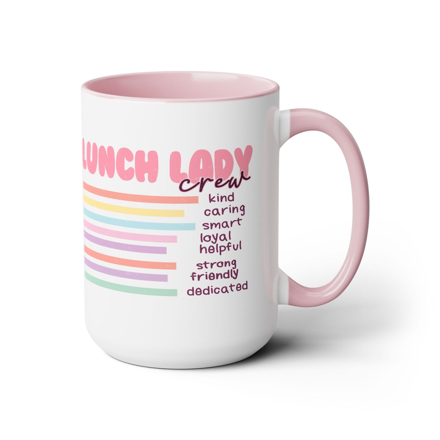 Lunch Lady Two-Tone Coffee Mug, 15oz