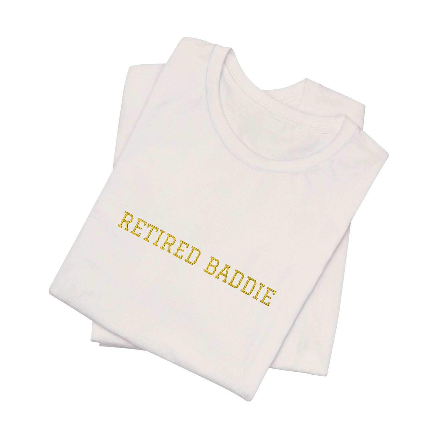 Retired Baddie Gold Y2K Tee Printify Pikolelie T-Shirt