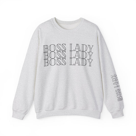 Women's Sweatshirt- Boss Lady Printify Pikolelie Sweatshirt