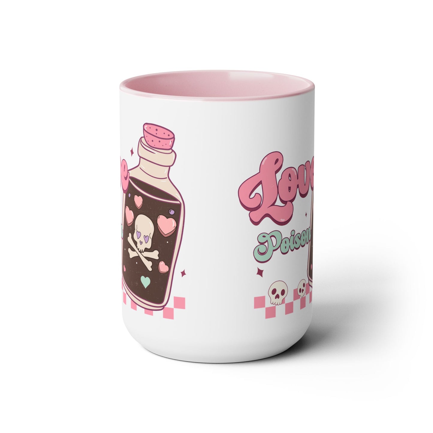 Love Poison Two-Tone Coffee Mug, 15oz