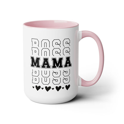 Boss Mama Two-Tone Coffee Mug, 15oz