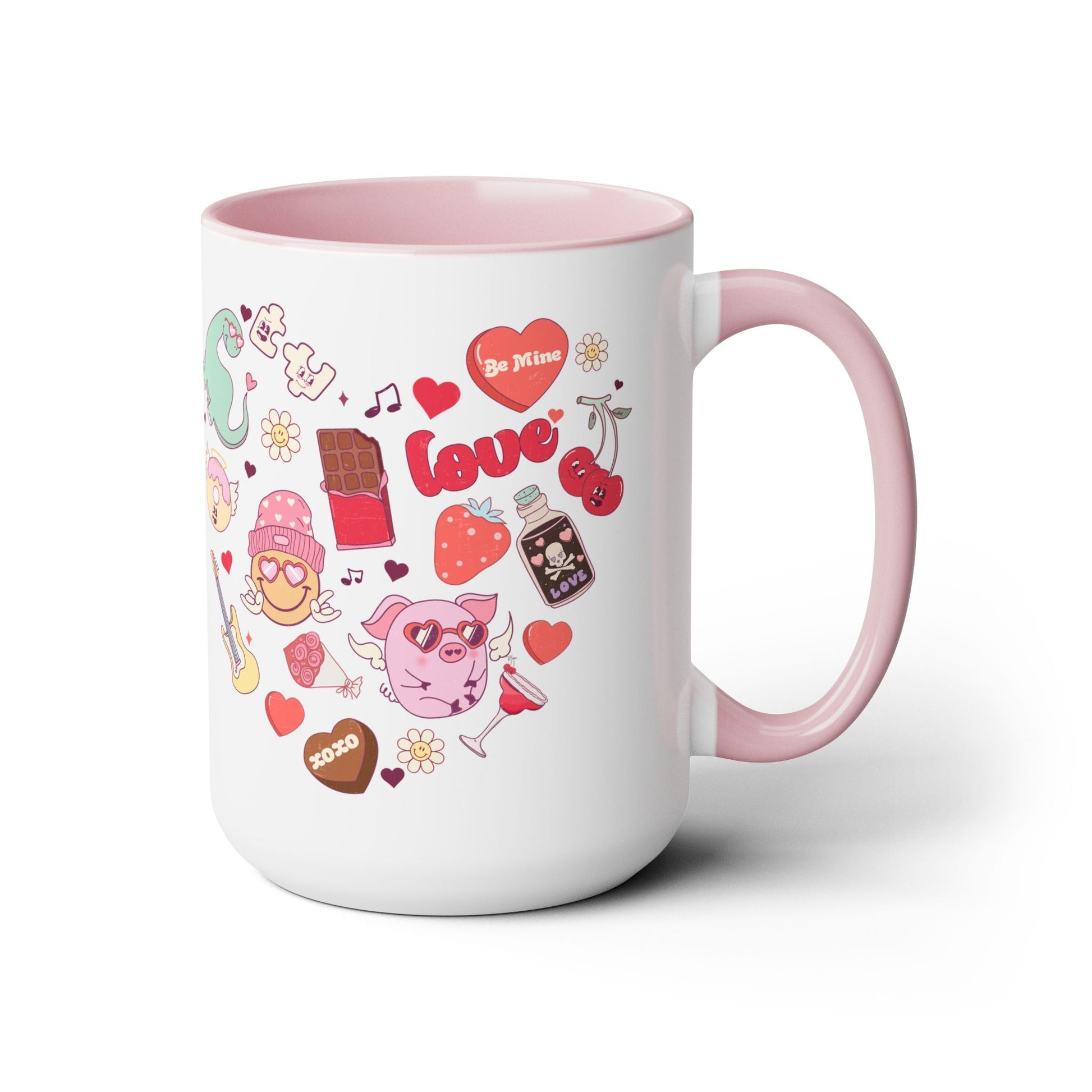 Heart You Two-Tone Coffee Mug, 15oz Printify Pikolelie Mug