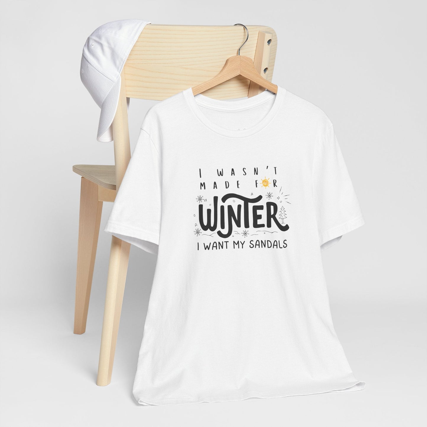 ‘’I Wasn’t Born For Winter’’ Unisex Jersey Short Sleeve Tee Printify Pikolelie T-Shirt