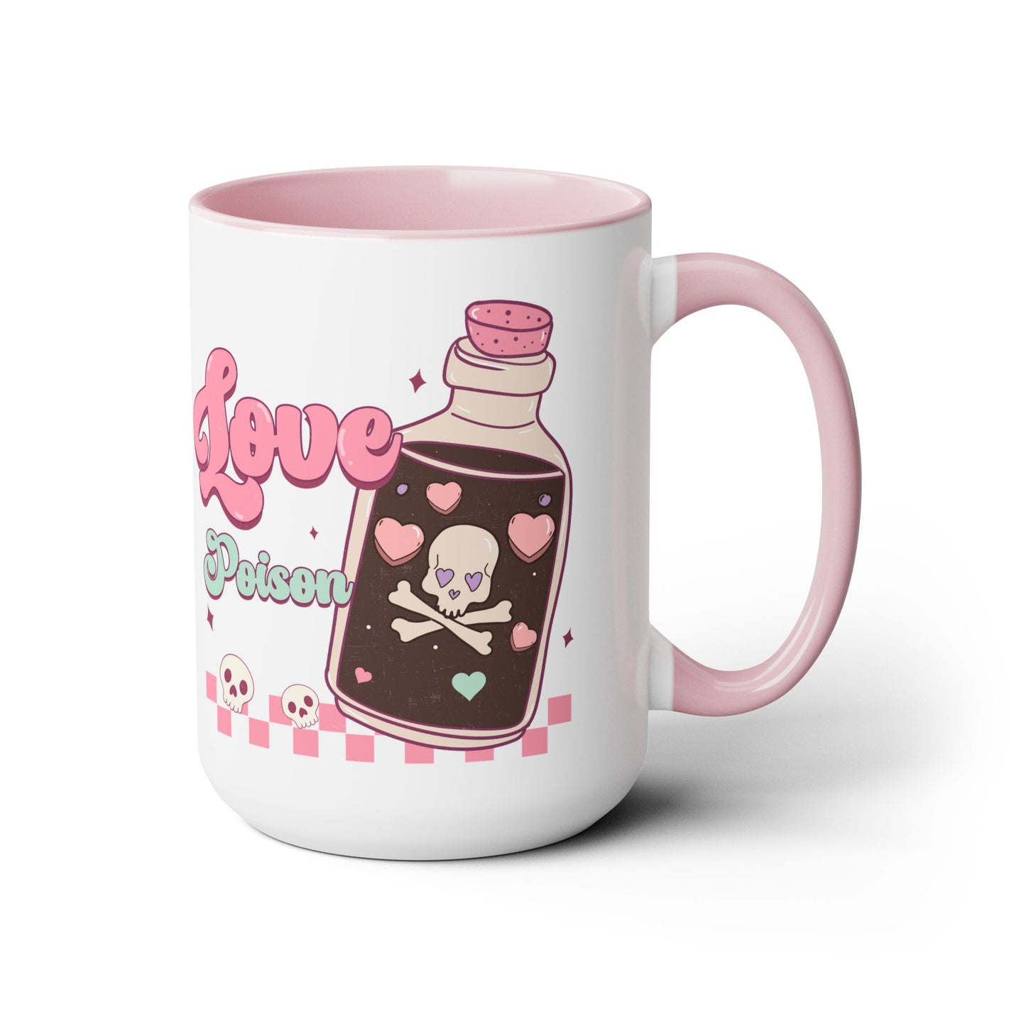 Love Poison Two-Tone Coffee Mug, 15oz