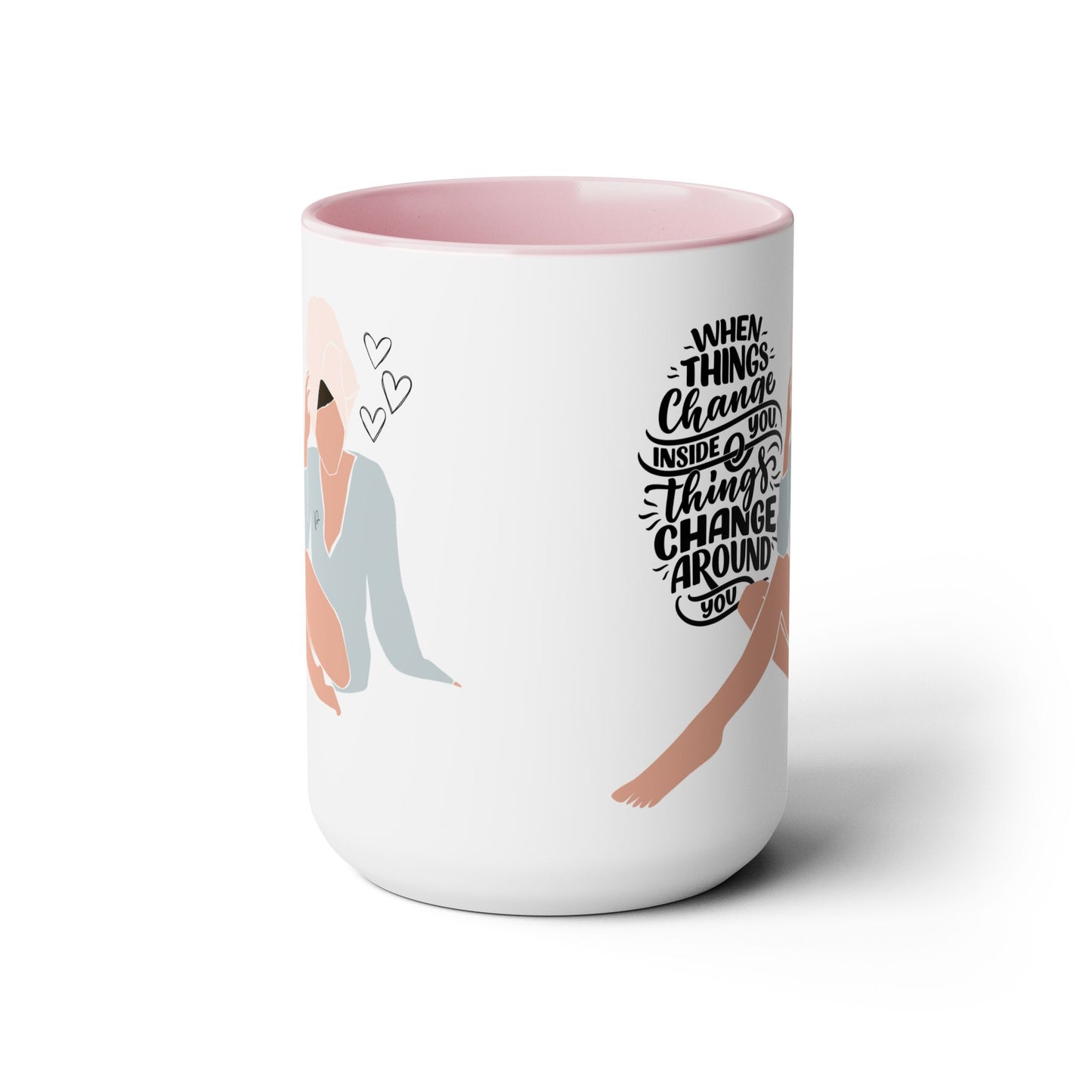 When Things Change Two-Tone Coffee Mug, 15oz