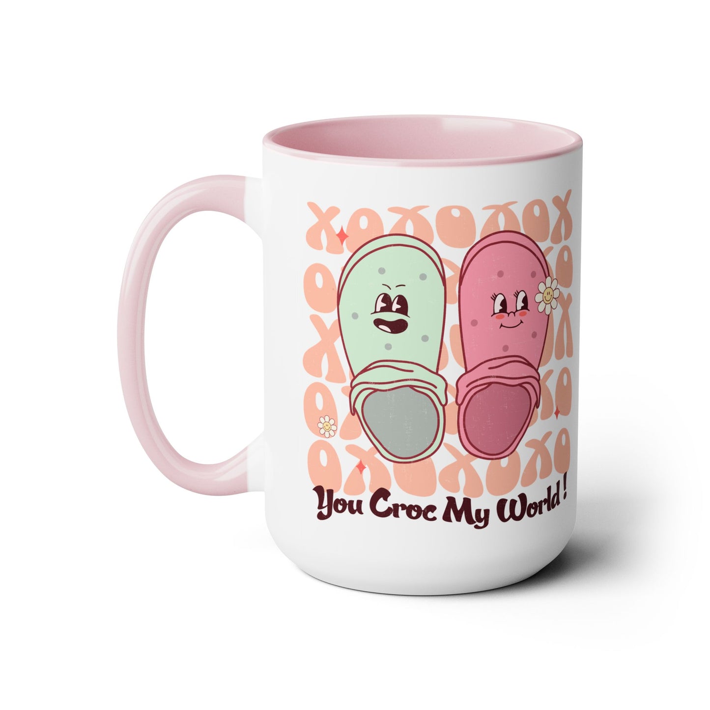 Croc Lover Two-Tone Coffee Mug, 15oz