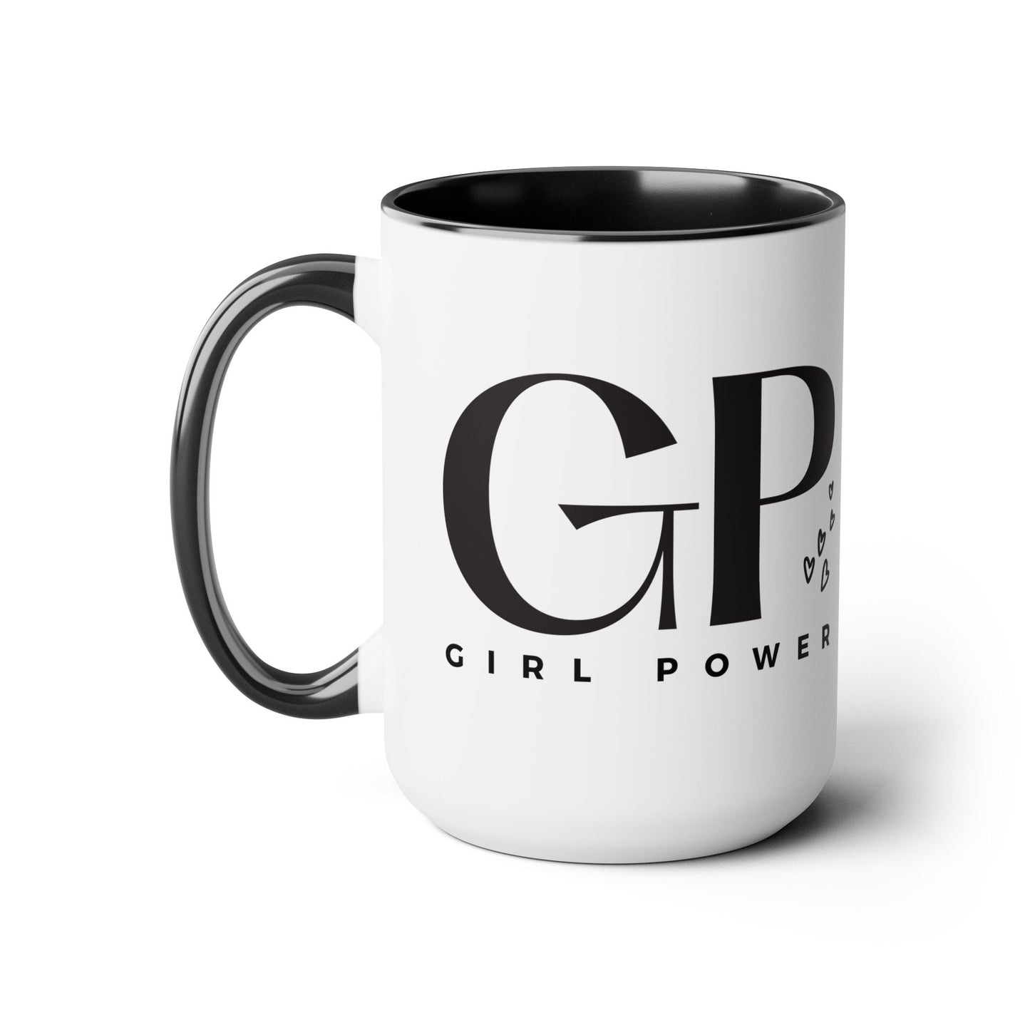 Girl Power Two-Tone Coffee Mug, 15oz