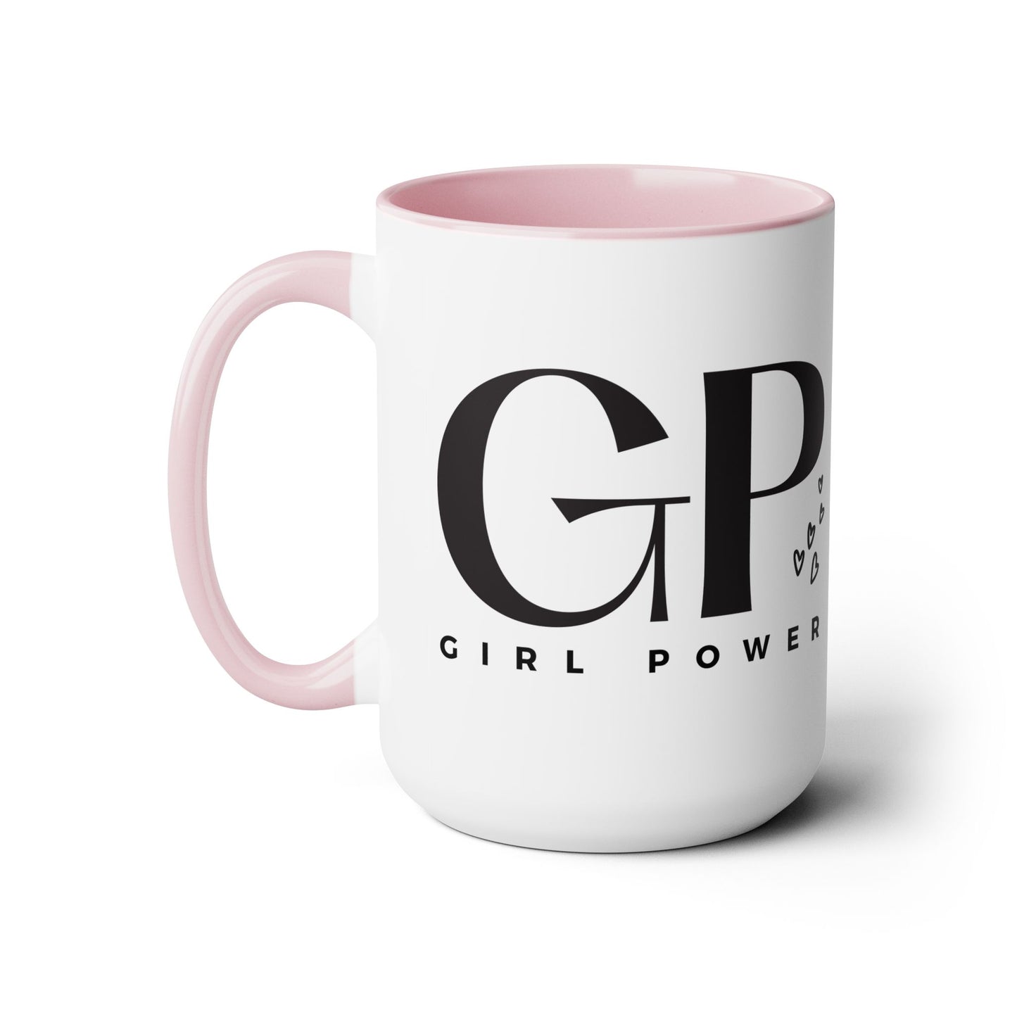Girl Power Two-Tone Coffee Mug, 15oz