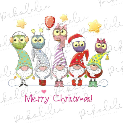 Cute Christmas Gnomes Merch By Ang Pikolelie (pee-koh-lay-lee) Activewear