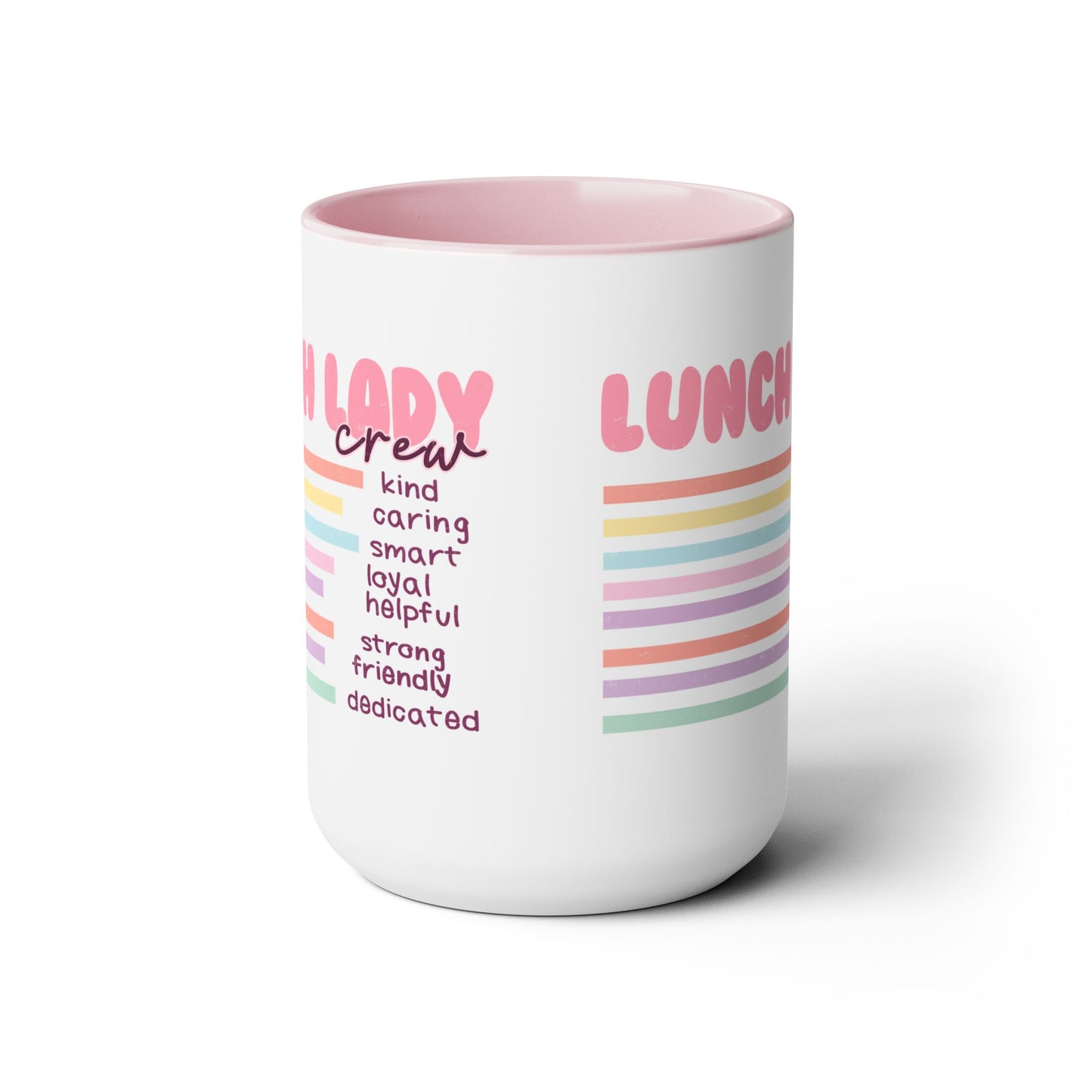 Lunch Lady Two-Tone Coffee Mug, 15oz