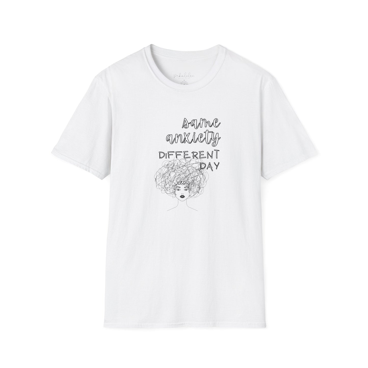 Anxious Different Day T-Shirt — Mental Health Awareness Graphic Tee Printify Pikolelie T-Shirt