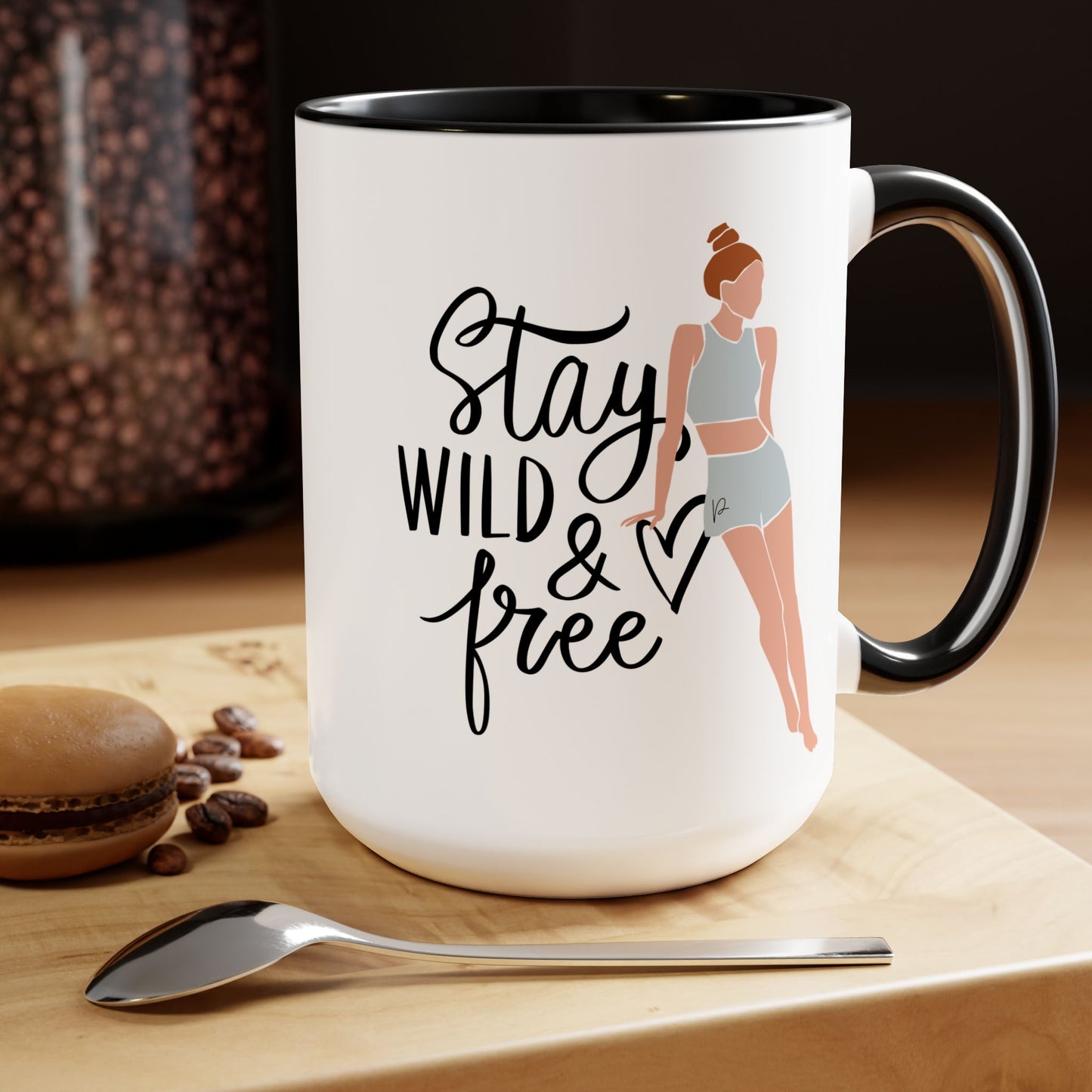 Stay Wild Two-Tone Coffee Mug, 15oz
