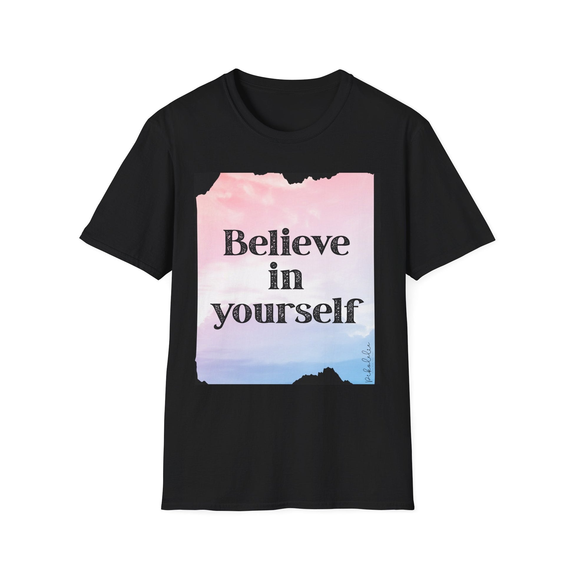 Believe in Yourself T-Shirt — Motivational Pastel Graphic Tee Printify Pikolelie T-Shirt