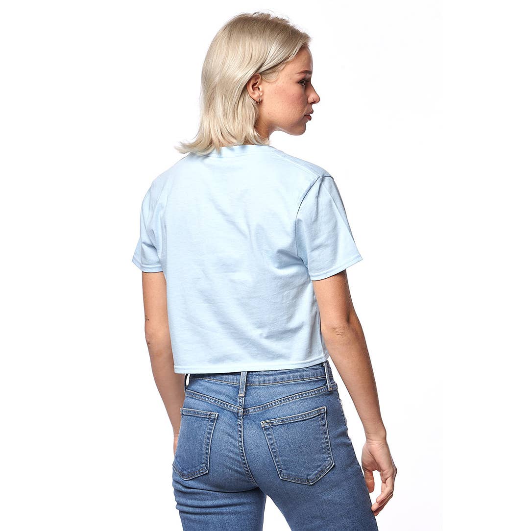 4003 - Relaxed Fit Cropped Tee: Dust / Medium Smart Blanks Pikolelie