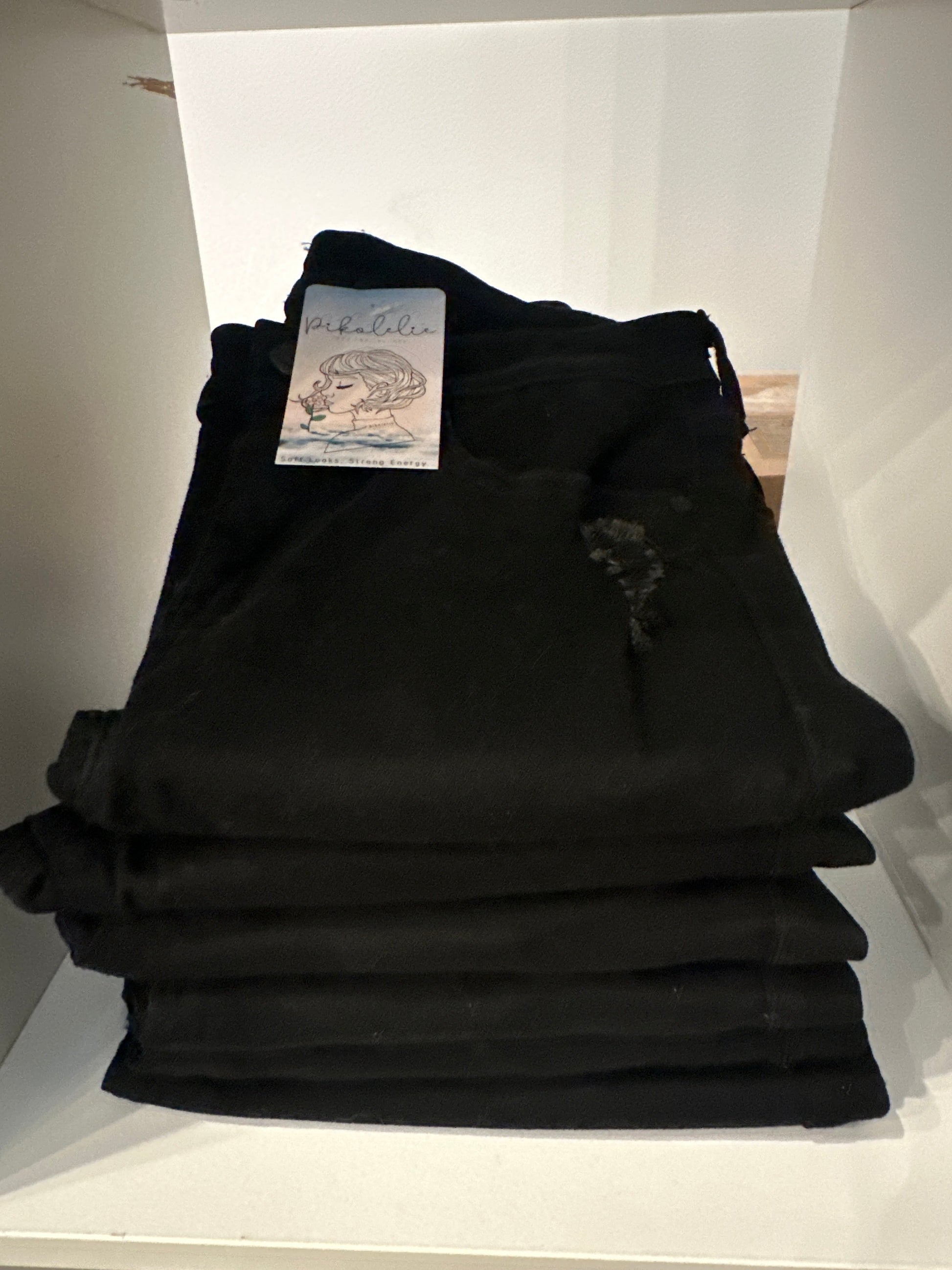 Black Denim Skinny Jeans Pikolelie Pikolelie