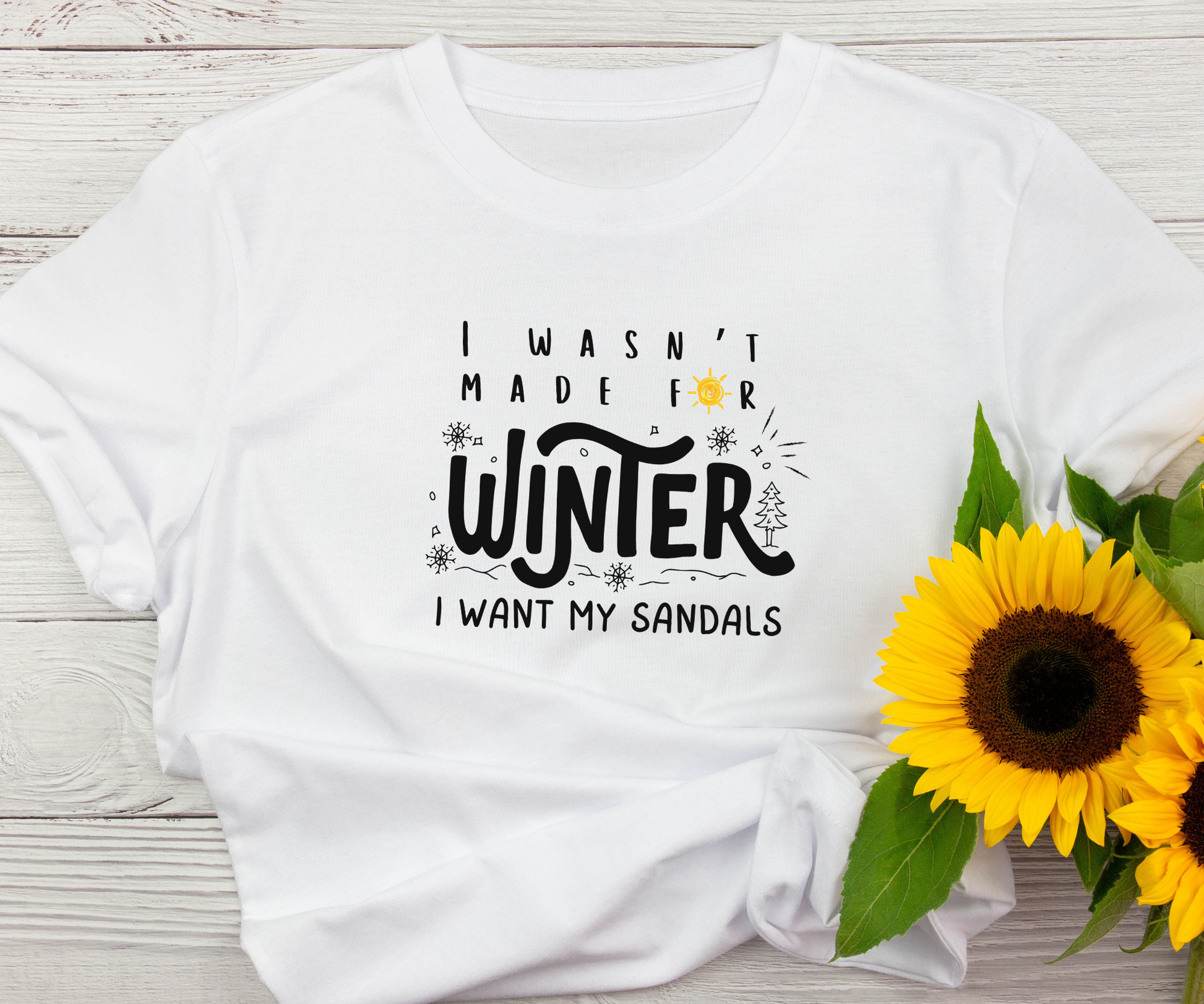 ‘’I Wasn’t Born For Winter’’ Unisex Jersey Short Sleeve Tee Printify Pikolelie T-Shirt