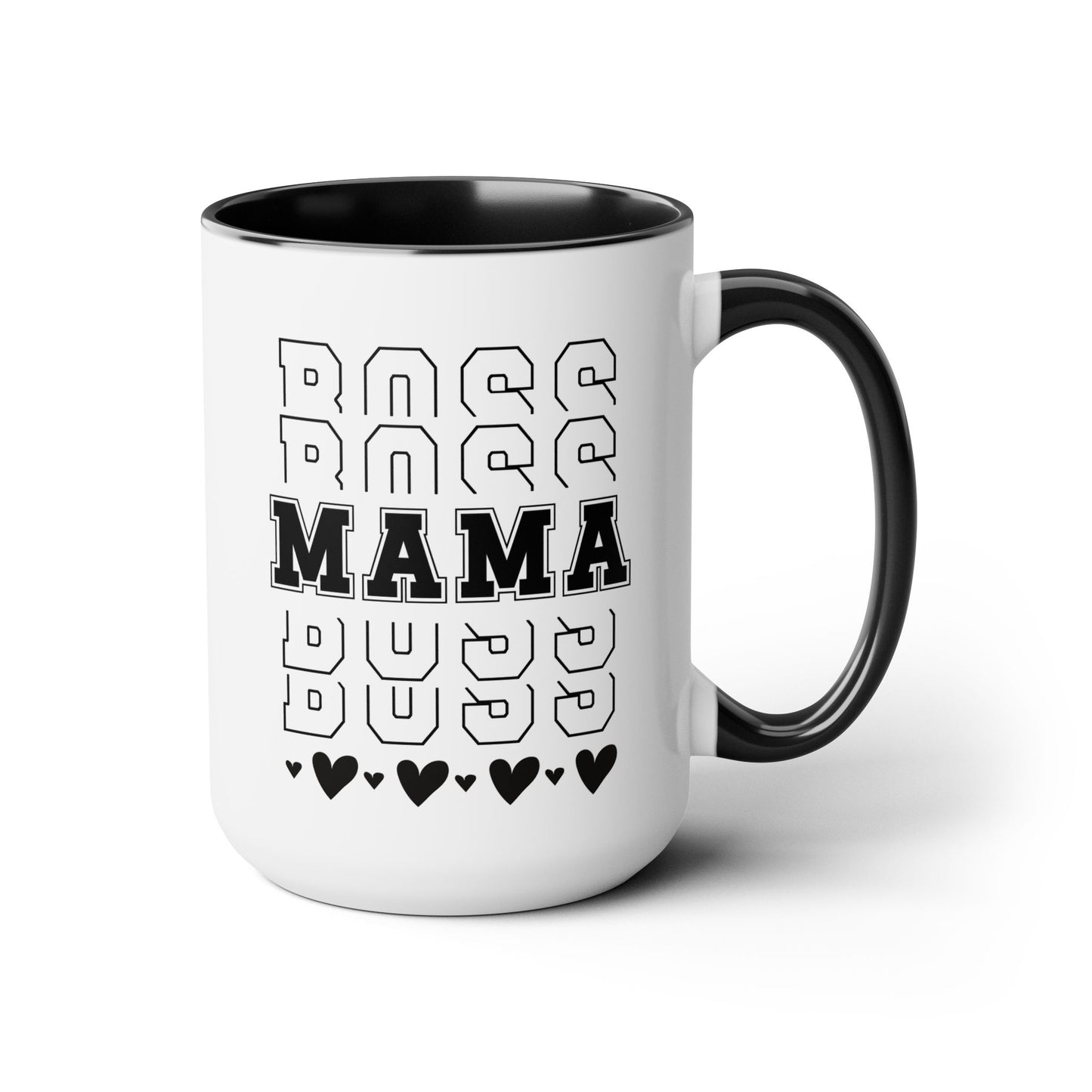 Boss Mama Two-Tone Coffee Mug, 15oz