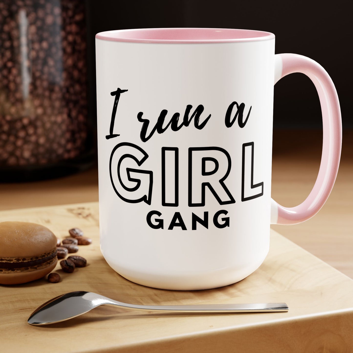 Girl Gang Two-Tone Coffee Mug, 15oz