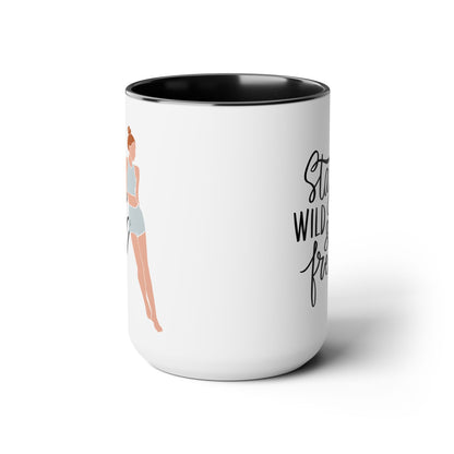 Stay Wild Two-Tone Coffee Mug, 15oz