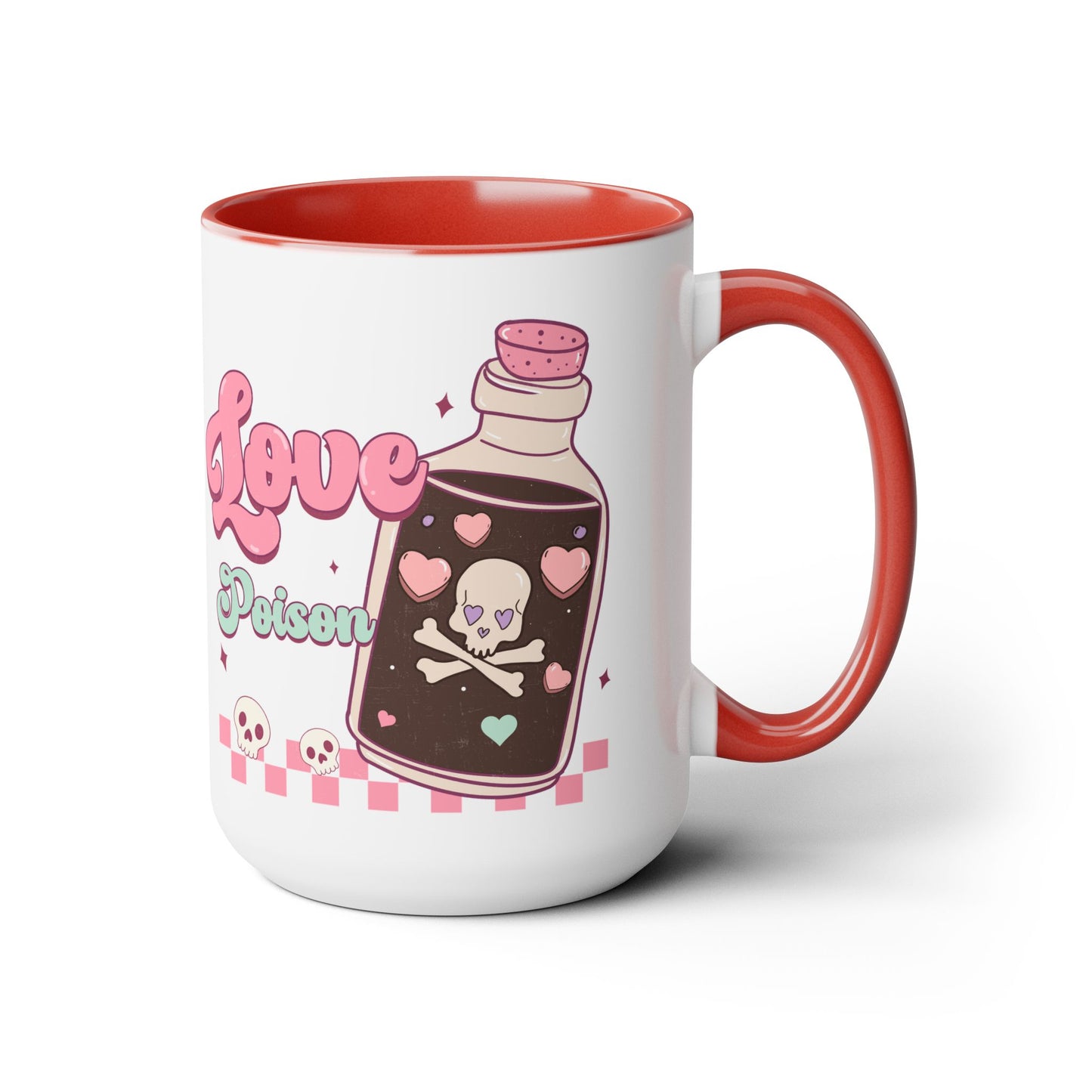 Love Poison Two-Tone Coffee Mug, 15oz