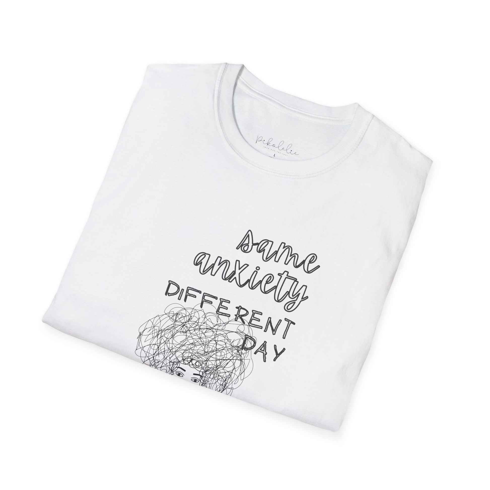 Anxious Different Day T-Shirt — Mental Health Awareness Graphic Tee Printify Pikolelie T-Shirt