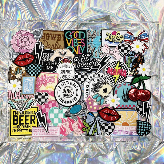 Pack of 50 Iron-On Patches The Crafty Engineer Pikolelie