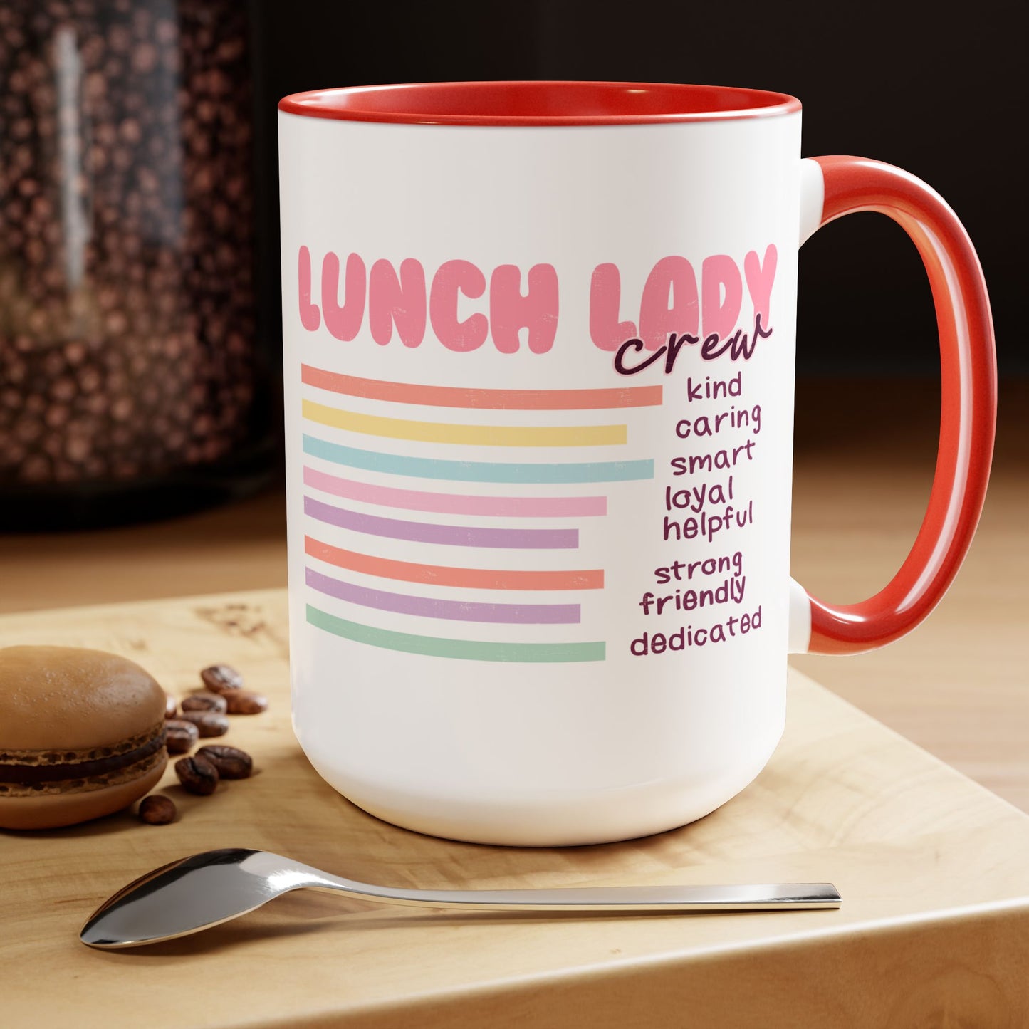 Lunch Lady Two-Tone Coffee Mug, 15oz