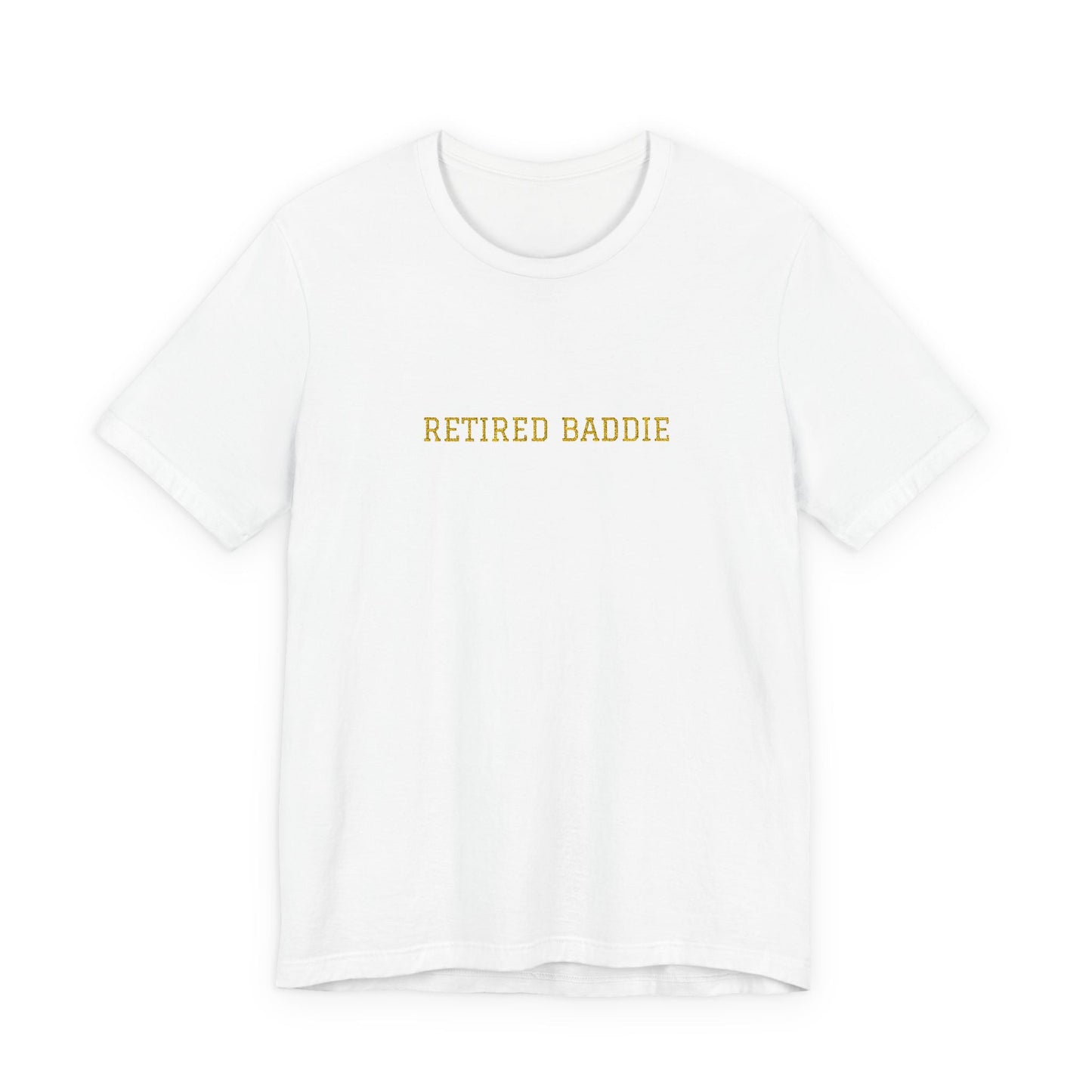 Retired Baddie Gold Y2K Tee Printify Pikolelie T-Shirt