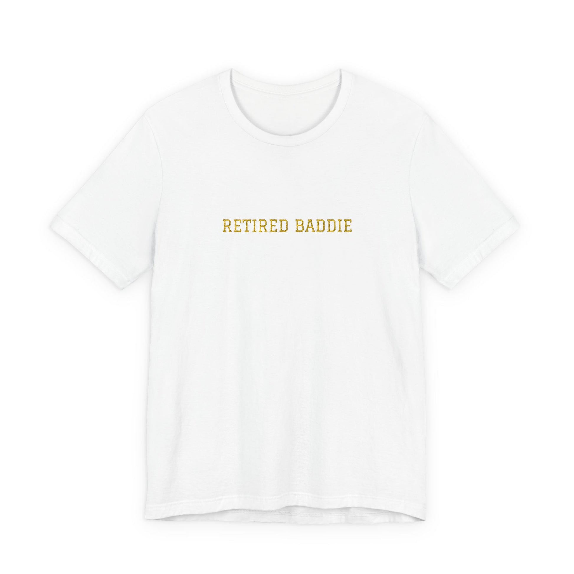 Retired Baddie Gold Y2K Tee Printify Pikolelie T-Shirt