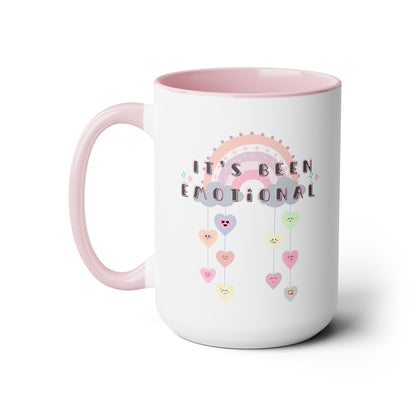 It’s been Emotional Two-Tone Coffee Mug, 15oz Printify Pikolelie Mug