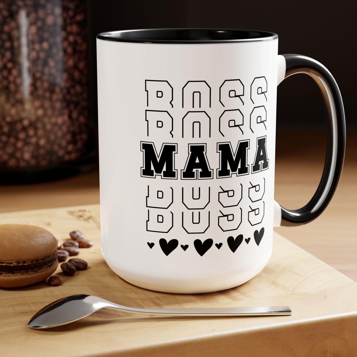 Boss Mama Two-Tone Coffee Mug, 15oz