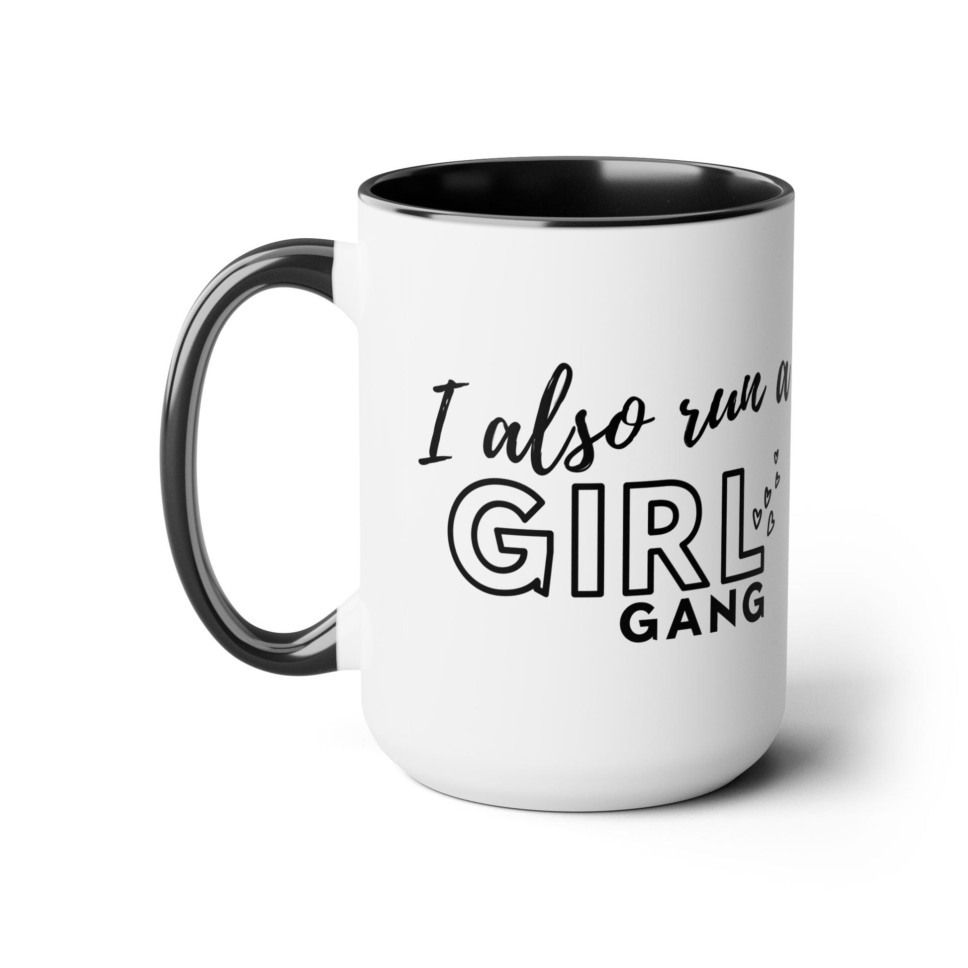 Girl Gang 2 Two-Tone Coffee Mug, 15oz Printify Pikolelie Mug