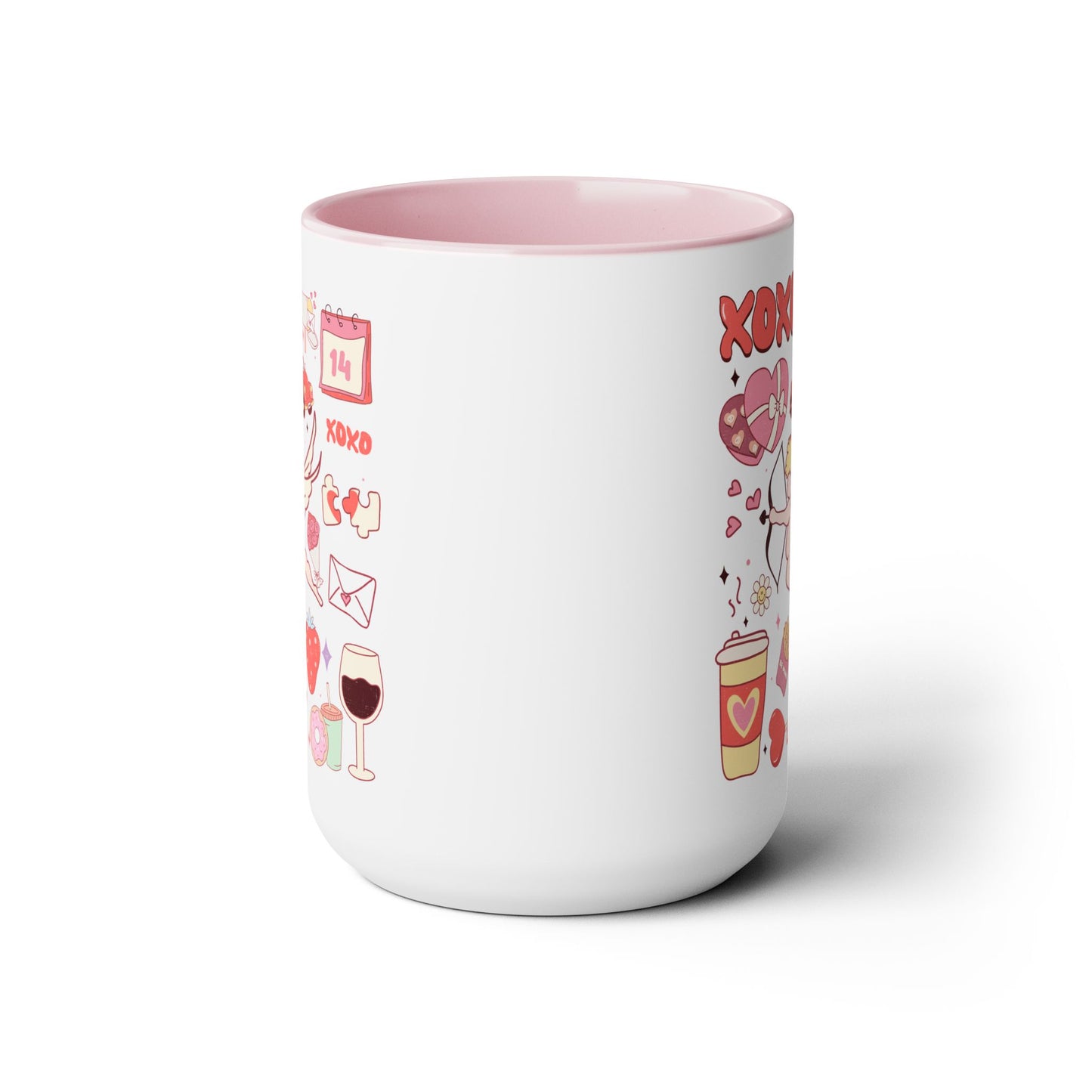 Valentine’s Antojitos Two-Tone Coffee Mug, 15oz