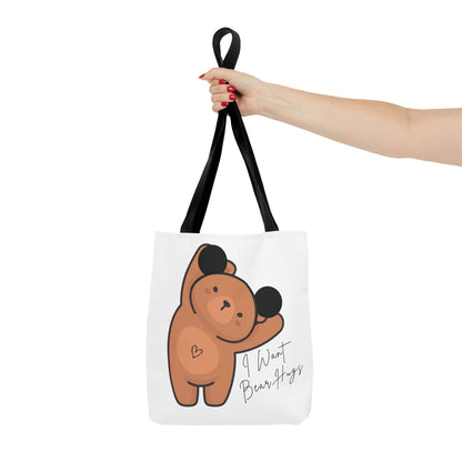 Bear Tote Bag Printify Pikolelie Bags
