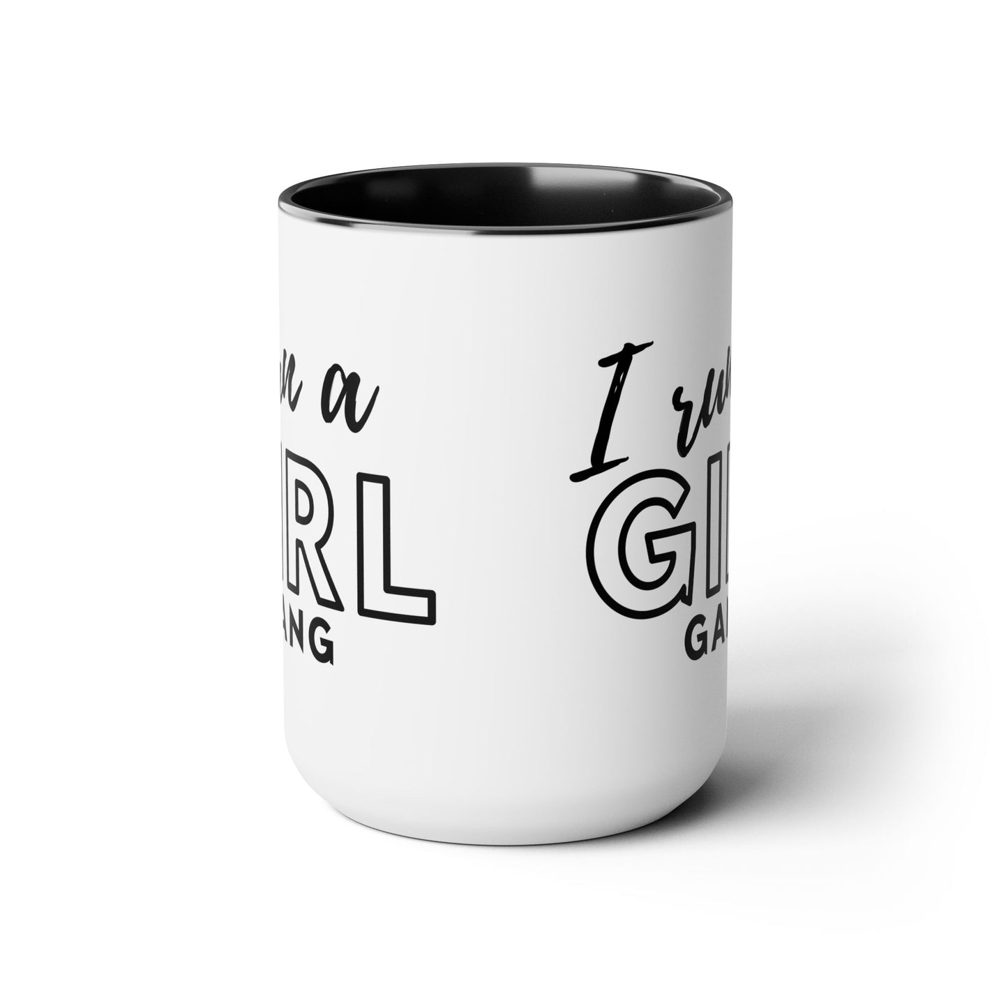 Girl Gang Two-Tone Coffee Mug, 15oz