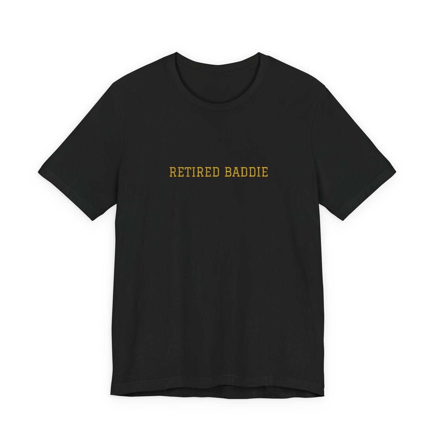 Retired Baddie Gold Y2K Tee Printify Pikolelie T-Shirt