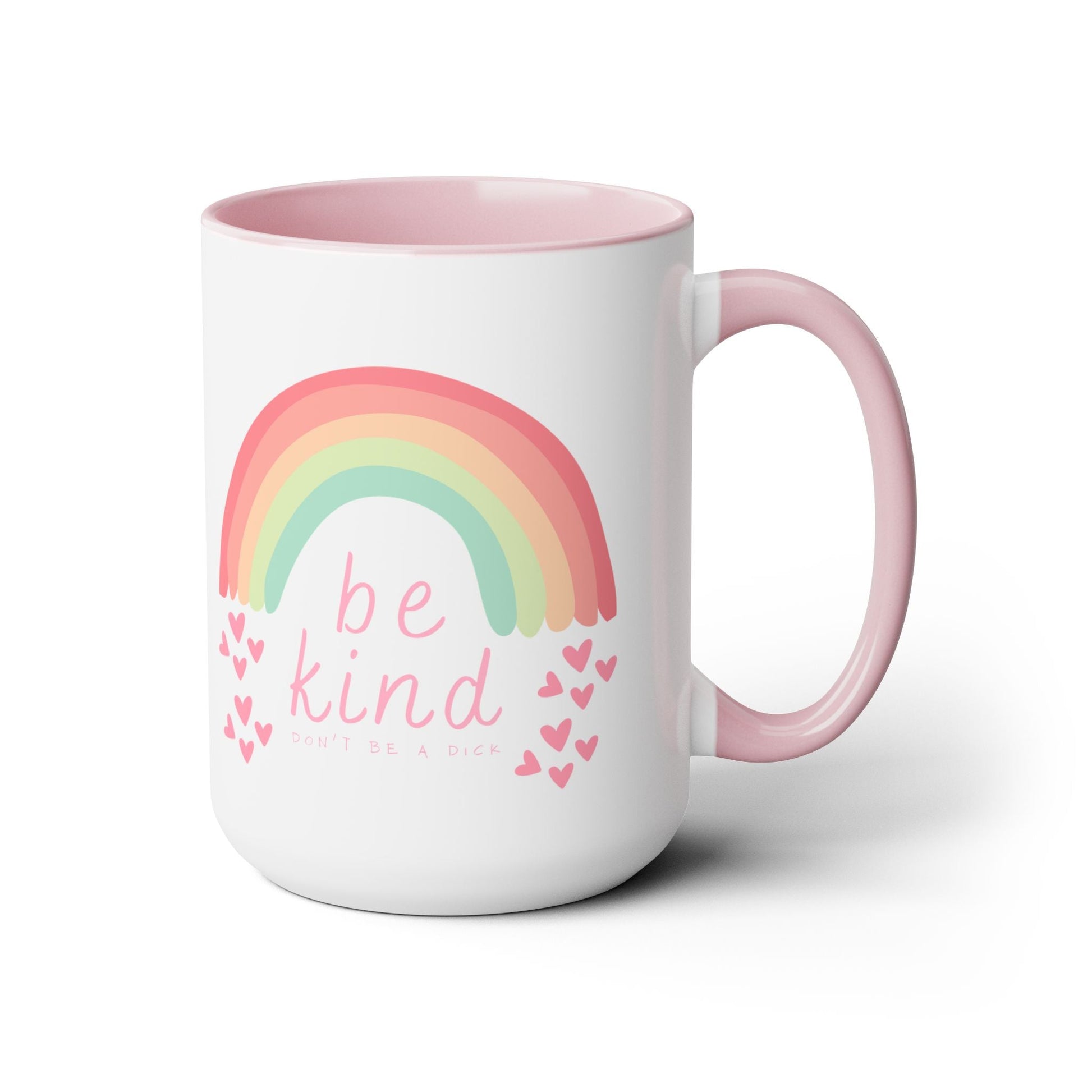 Be Kind Two-Tone Coffee Mug, 15oz Printify Pikolelie Mug