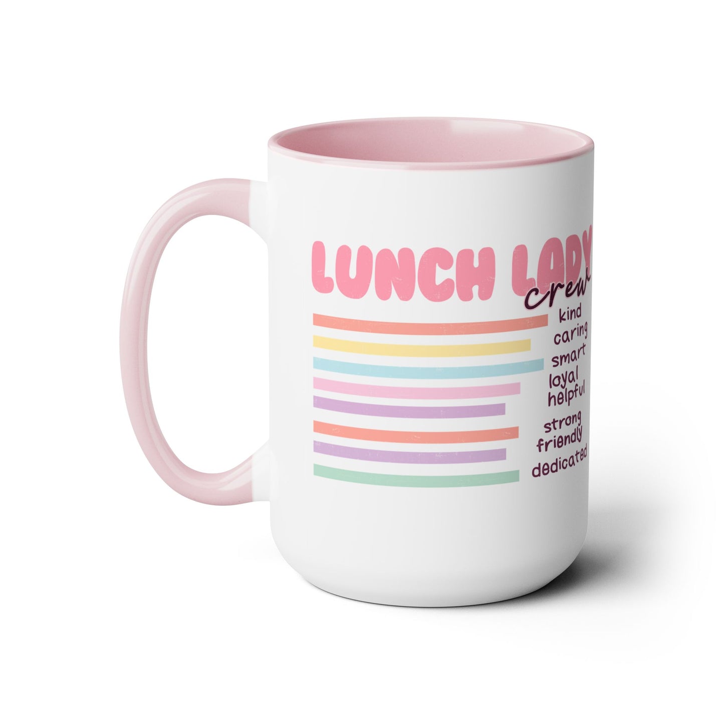 Lunch Lady Two-Tone Coffee Mug, 15oz