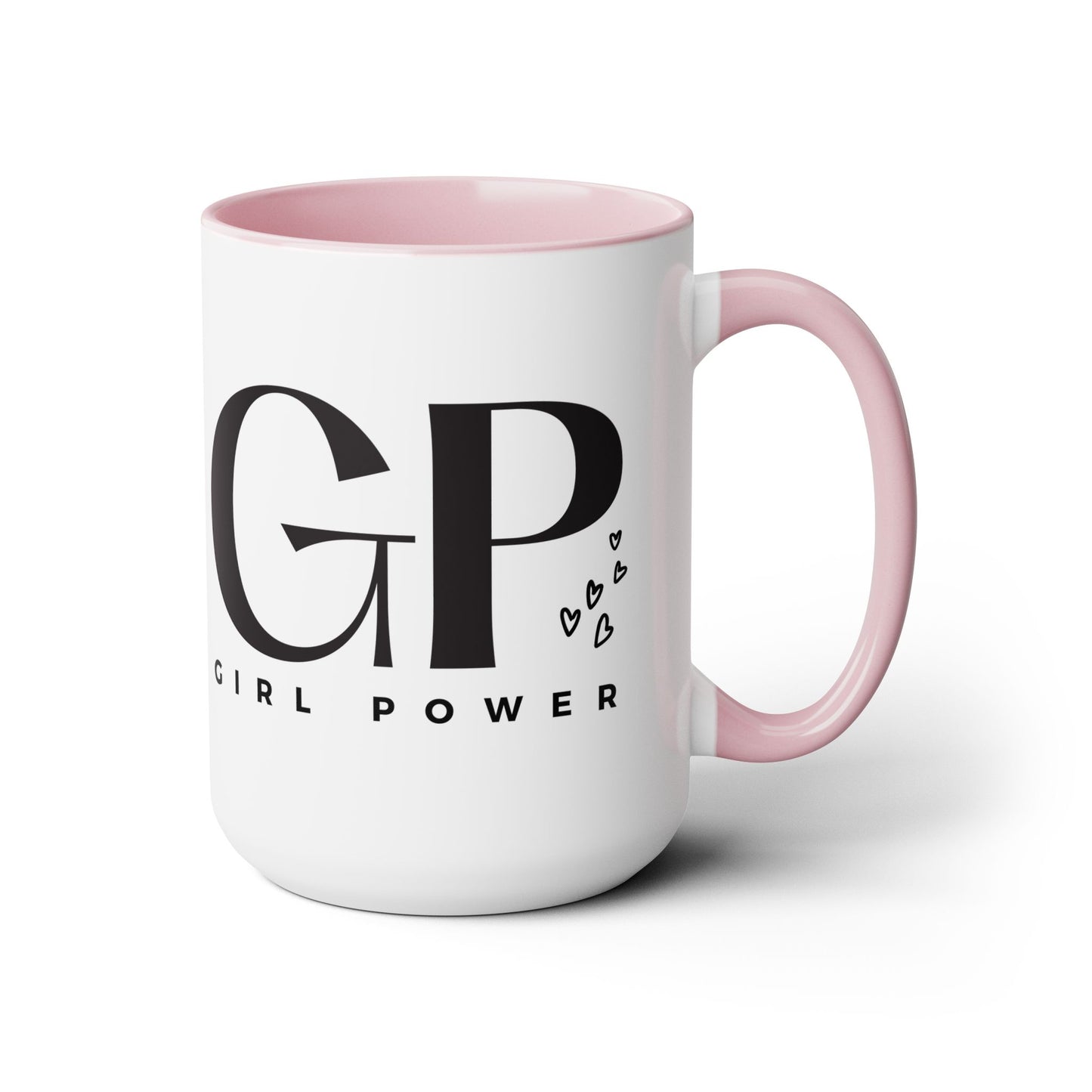 Girl Power Two-Tone Coffee Mug, 15oz