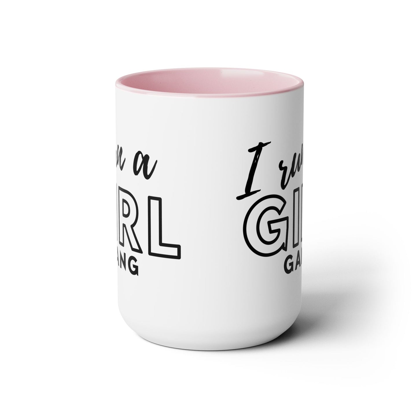 Girl Gang Two-Tone Coffee Mug, 15oz