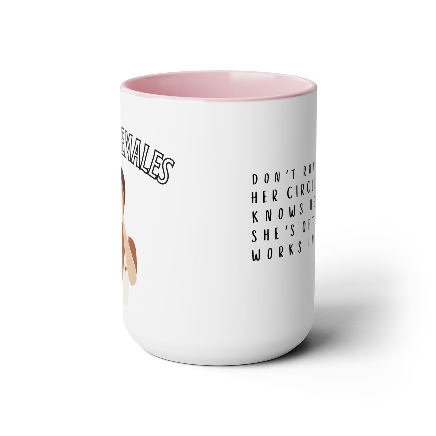 Alpha Females Two-Tone Coffee Mug, 15oz
