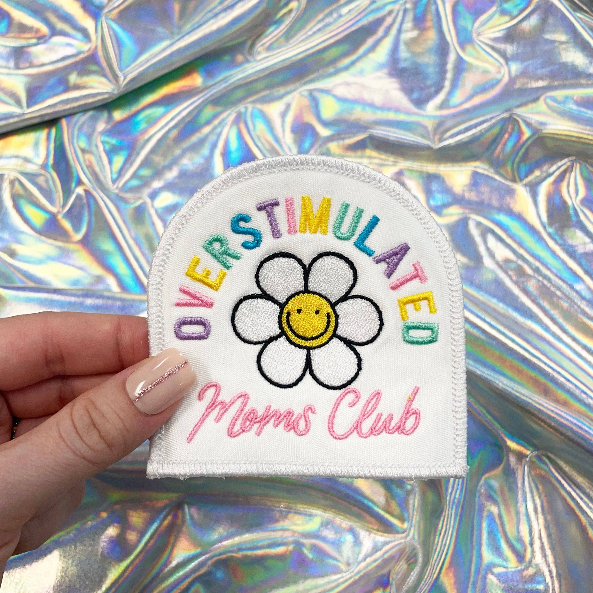 Overstimulated Moms Club Iron On Patch The Crafty Engineer Pikolelie